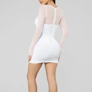 Fashion Nova | Dresses | White Mini Long Sleeve Dress | Poshmark Fashion Nova | Dresses | White Mini Long Sleeve Dress | Poshmark